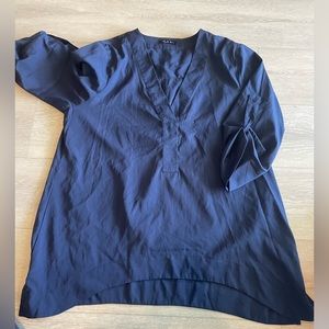 Navy Blue Blouse
